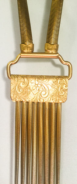 Long Snake Tassel Necklace