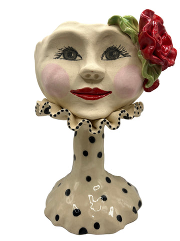 Ruffled Rose (Red)