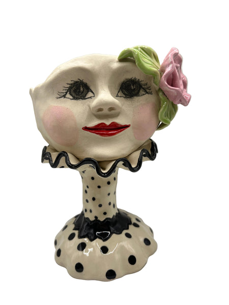 Pink Polka Rose