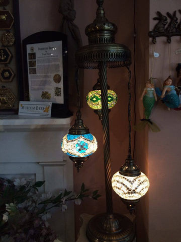 Authentic 3-Bulb Turkish Lamp - Shops on Bay
