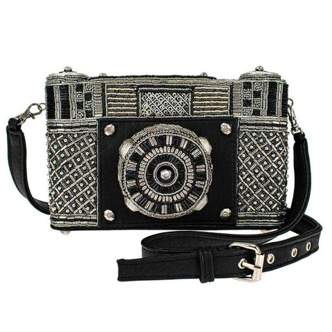 Mary Frances Camera Crossbody Handbag