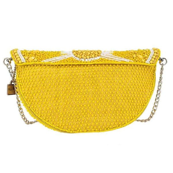 Mary Frances Tart Lemon Crossbody Handbag